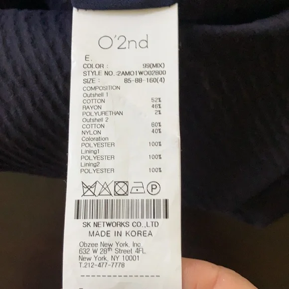 Barney’s NY Navy Lace Detail Dress sz 4 - Picture 16 of 17